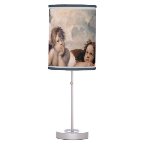 Raphael Italian Cherub Angel Table Lamp