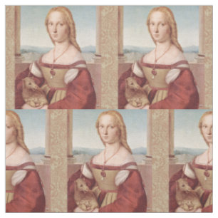 Raphael Lady and the Unicorn Classic fine art Fabric