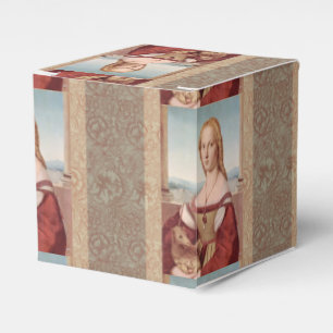 Raphael Lady and the Unicorn Classic fine art Favor Boxes