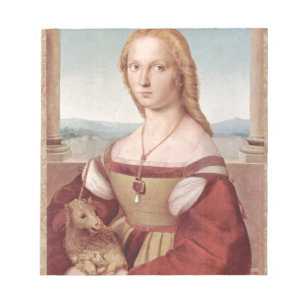 Raphael Lady and the Unicorn Classic fine art Notepad