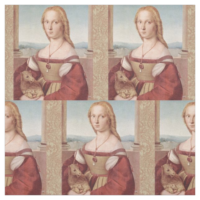 Raphael Lady and Unicorn Classic Fabric (Swatch)