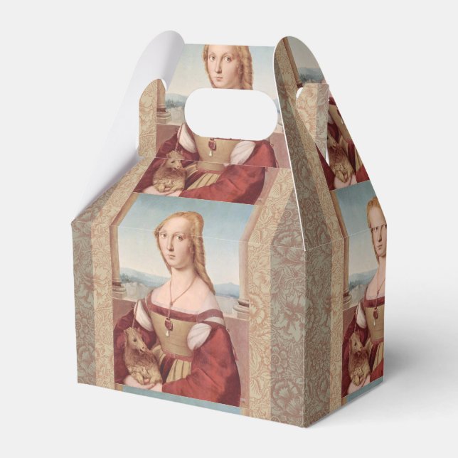 Raphael Lady and Unicorn Classic Favor Boxes (Front Side)
