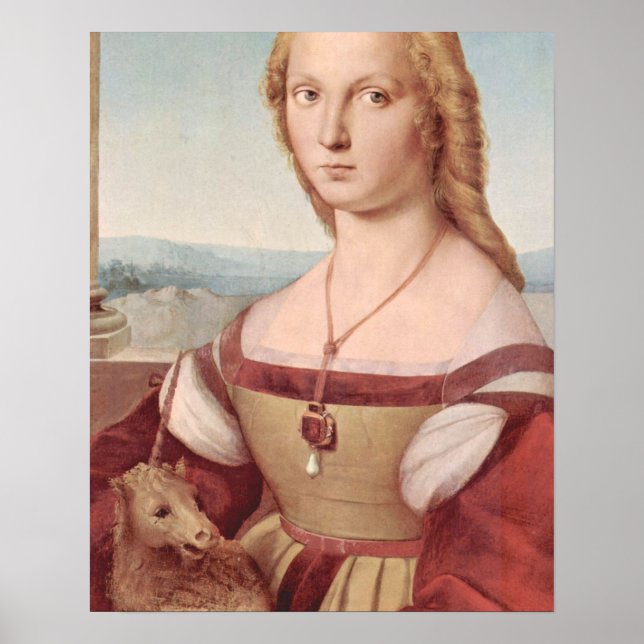 Raphael Lady and Unicorn Classic Poster (Front)