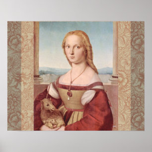 Raphael Lady and Unicorn Classic Poster