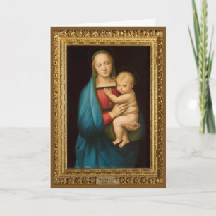 RAPHAEL MADONNA AND CHILD HOLIDAY CARD