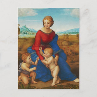Raphael: Madonna in the Meadow Postcard