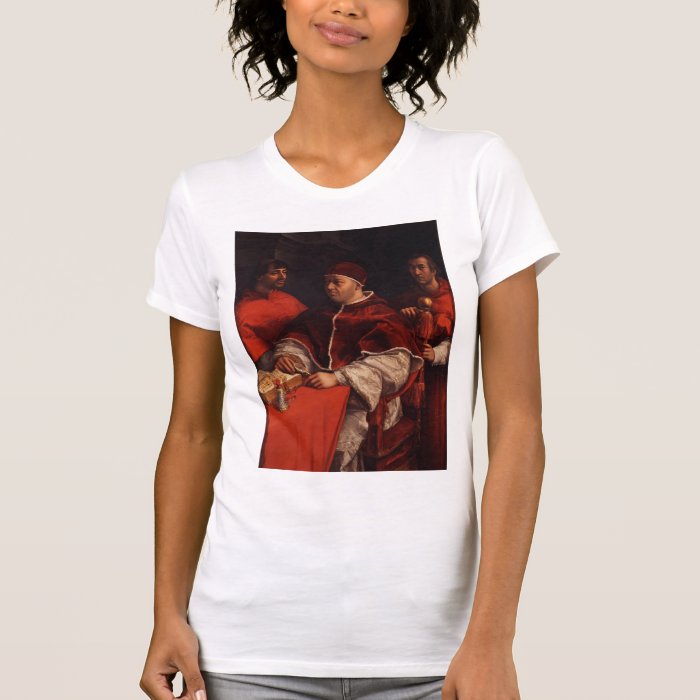 Raphael Portraits of Leo X Rossi and Giulio Medici Tshirt