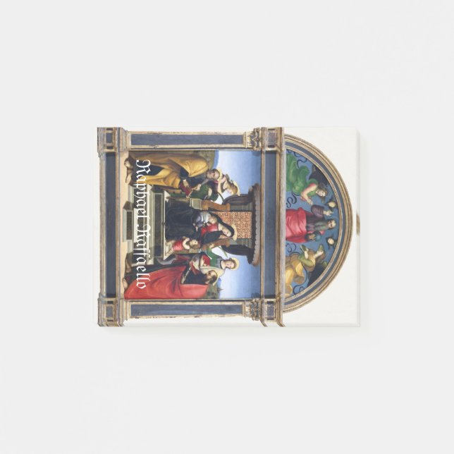 Raphael Raffaello Madonna and Child Enthroned Post-it Notes (Front)