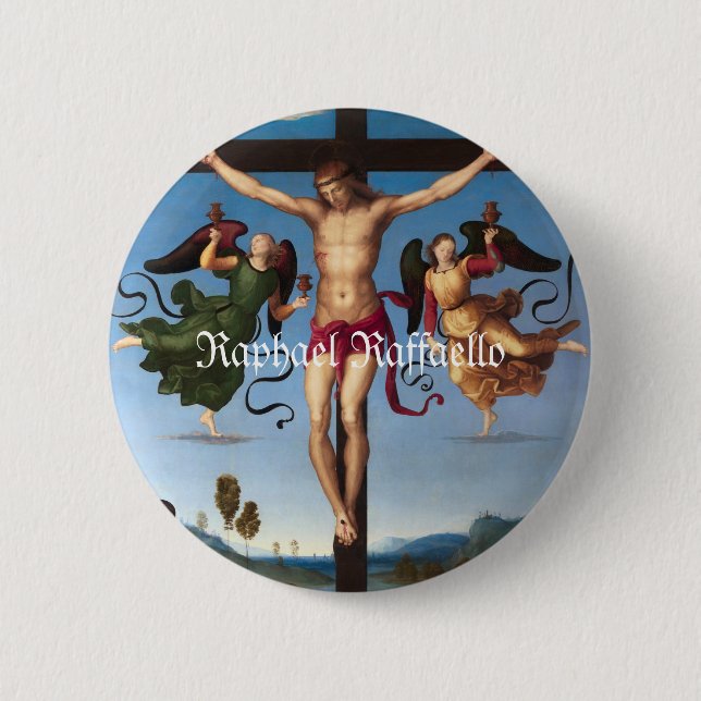Raphael Raffaello The Mond Crucifixion Jesus Button (Front)