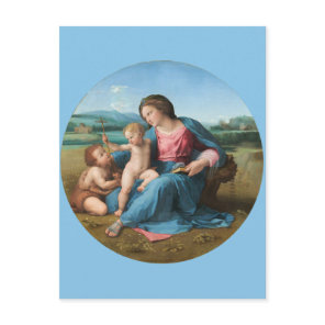 Raphael Renaissance Art Alba Madonna Postcard