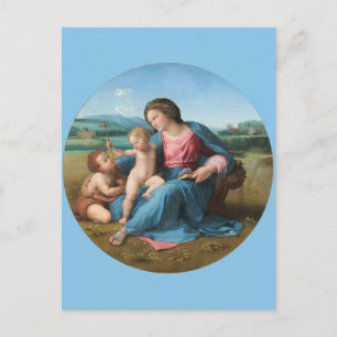 Raphael Renaissance Art Alba Madonna Postcard