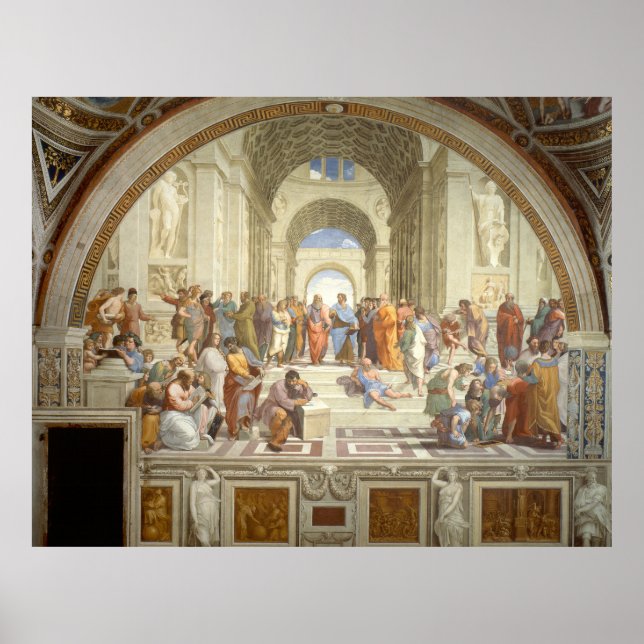Raphael’s School of Athens – Art Poster (Front)