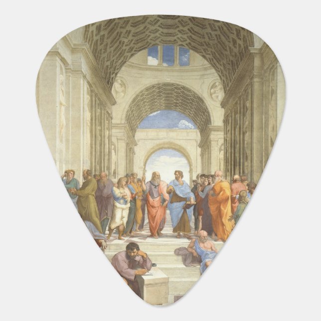 Raphael - School of Athens Guitar Pick (Front)