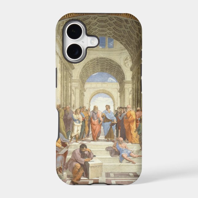 Raphael - School of Athens Iphone Case (Back)