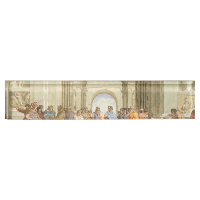 Raphael - School of Athens Name Plate (Front)