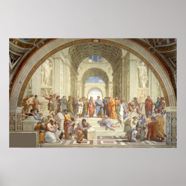 Raphael - School of Athens Poster (Front)