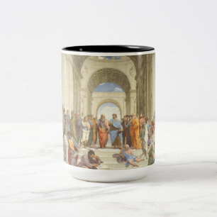 Raphael - School of Athens Two-Tone Coffee Mug