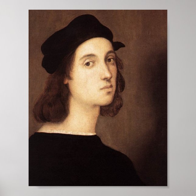 Raphael Self-Portrait Canvas Print (Front)