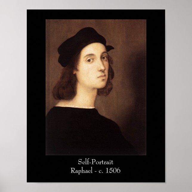 Raphael Self-Portrait Poster Print (Front)