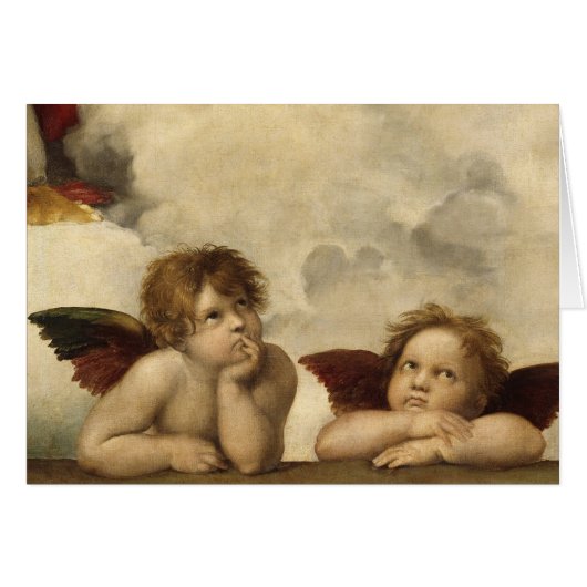 Raphael,Sistine Cherub Cards (Front Horizontal)