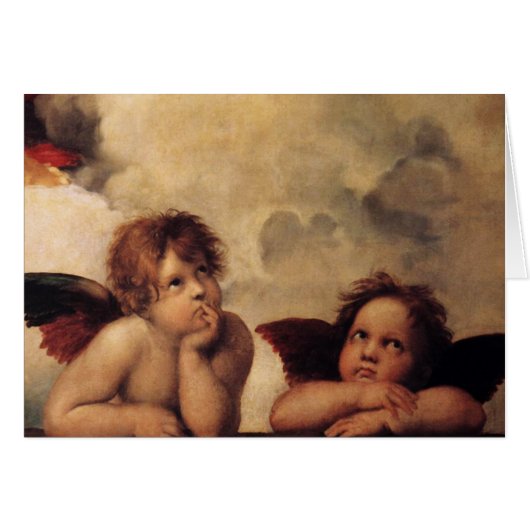 Raphael,Sistine Cherub Cards (Front Horizontal)