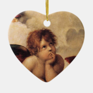 Raphael,Sistine Cherub Ceramic Ornament
