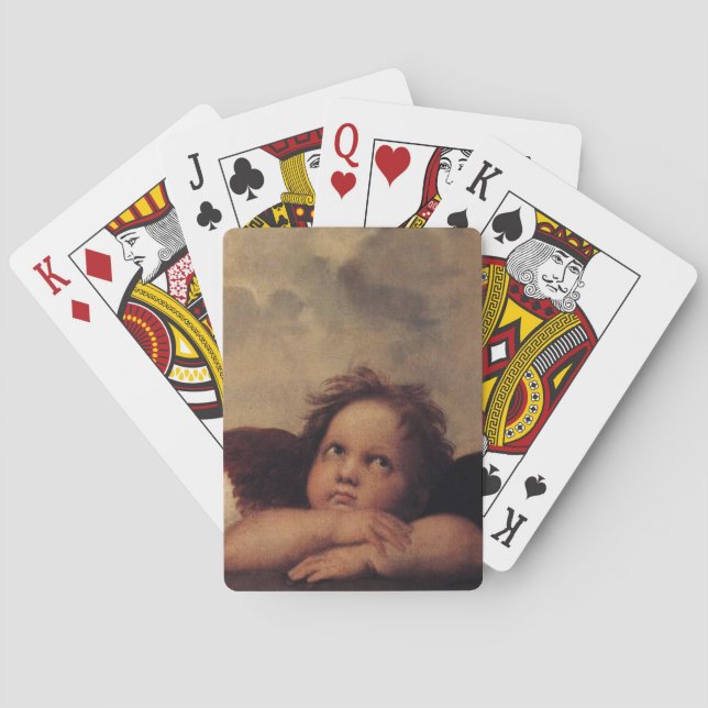Raphael,Sistine Cherub Poker Cards (Back)
