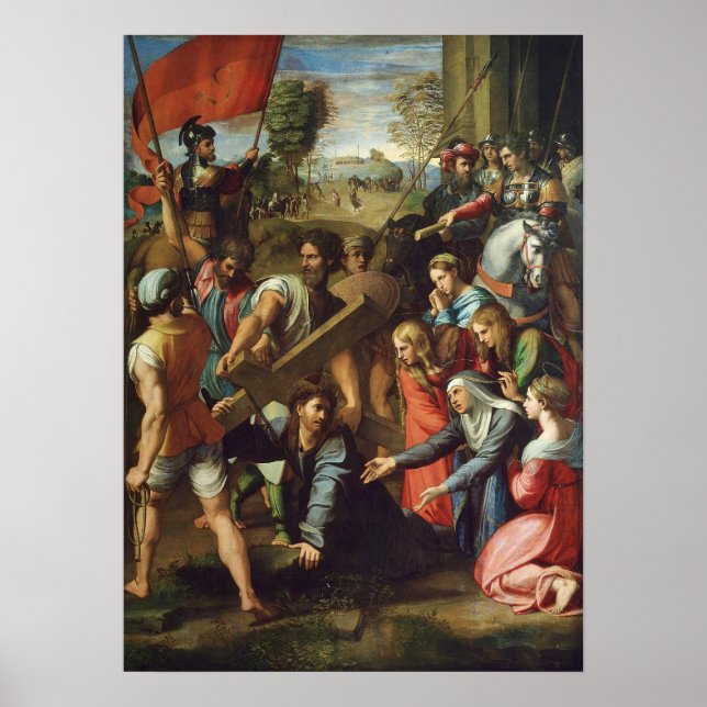 Raphael - The Fall On The Road To Calvary 1517 Poster (Front)
