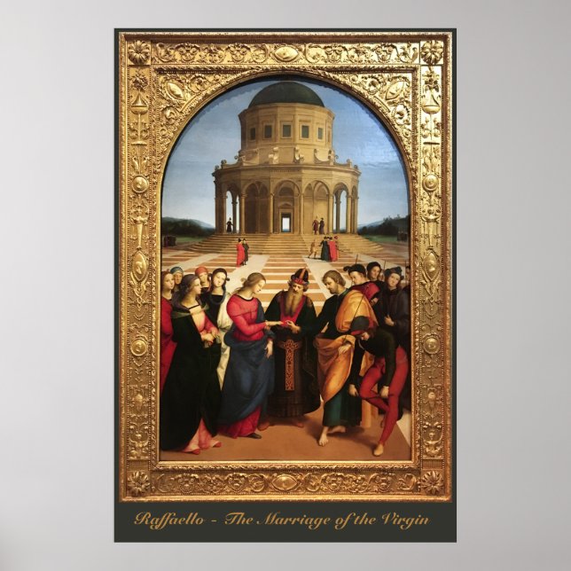 Raphael - The Marriage of the Virgin - painting Poster (Front)