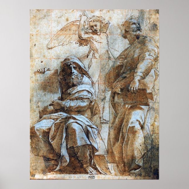 Raphael - The Prophets Hosea And Jonah Poster (Front)