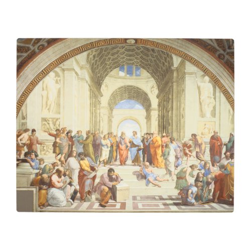 Raphael _ The school of Athens 1511 Metal Print