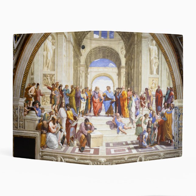 Raphael The School of Athens Renaissance Art Mini Binder (Background)