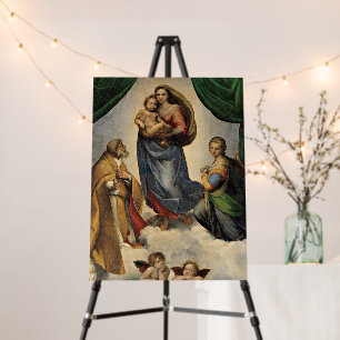 Raphael - The Sistine Madonna, Foam Board
