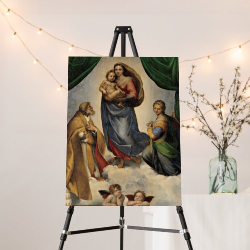 Raphael _ The Sistine Madonna Foam Board
