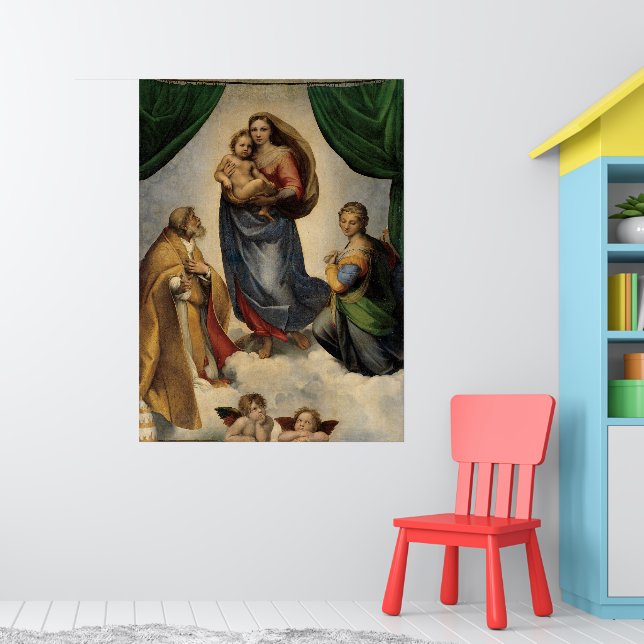 Raphael - The Sistine Madonna Poster | Zazzle