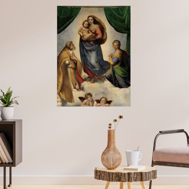 Raphael - The Sistine Madonna Poster | Zazzle