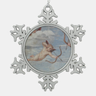 Raphael The Triumph of Galatea Snowflake Pewter Christmas Ornament
