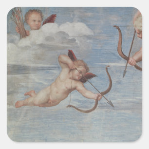 Raphael The Triumph of Galatea Square Sticker