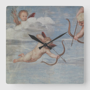 Raphael   The Triumph of Galatea Square Wall Clock
