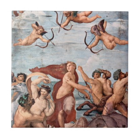 Raphael -  Triumph Of Galatea 1512 Tile