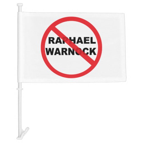 Raphael Warnock Danger Car Flag