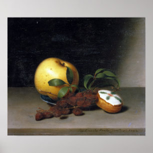 Raphaelle Peale Still Life with Cake Poster