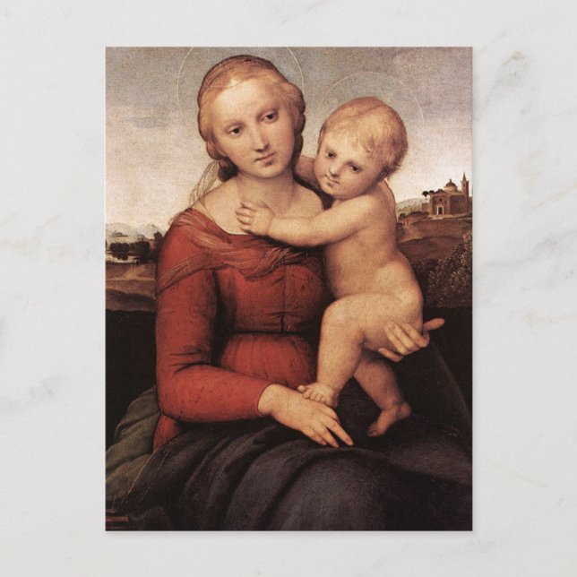 Raphael's Beautiful Madonna Postcard (Front)