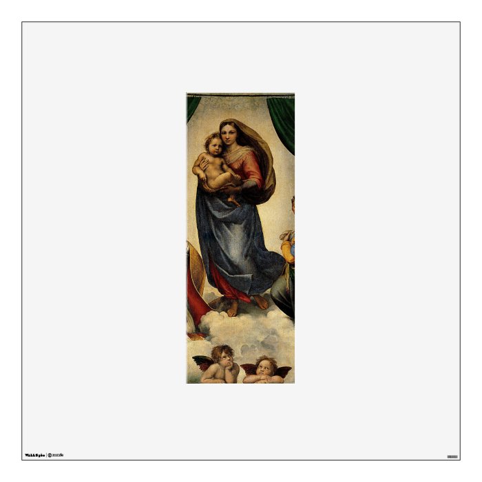 Raphael's Classic "Sistine Madonna" (circa 1513) Wall Graphic