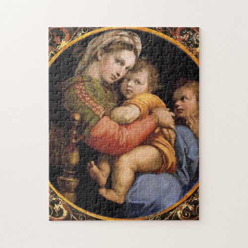 Raphaels Madonna della sedia Christmas Puzzle