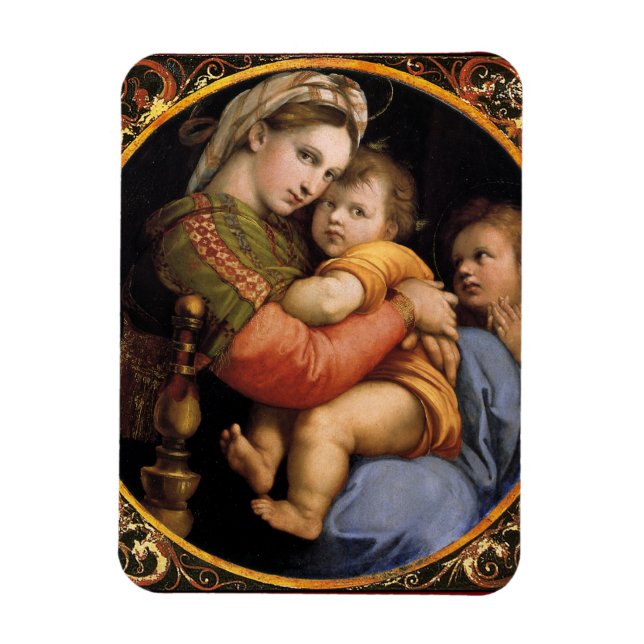 Raphael's Madonna della sedia Flexible MAGNET (Vertical)