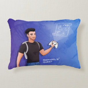 Raphael's Quest - Official Youtube Channel Accent Pillow