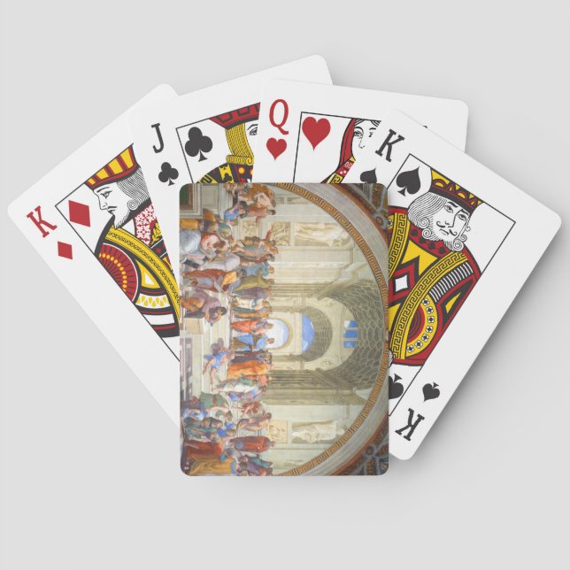 Raphael's School of Athens (Plato and Aristotle) Poker Cards (Back)