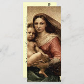 Raphael's "Sistine Madonna" Detail (circa 1513) (Front/Back)