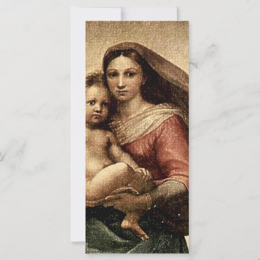 Raphael's "Sistine Madonna" Detail (circa 1513) (Front)